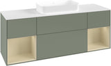 Villeroy & Boch Finion Waschtischunterschrank 1600 mm Glossy White Lacquer mit Beleuchtung