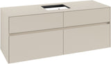 Villeroy & Boch Waschbeckenunterschrank Collaro C13100 1400 mm Cashmere Grey mit SoftClosing