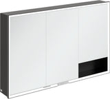Villeroy & Boch Spiegelschrank My View+ B48110 1000 mm Graphite mit LED-Beleuchtung und SoftClosing