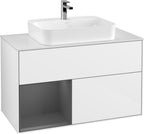 weiß / Mitteldichte Faserplatte (MDF) / G361G K 1000x603x501mm Glossy White