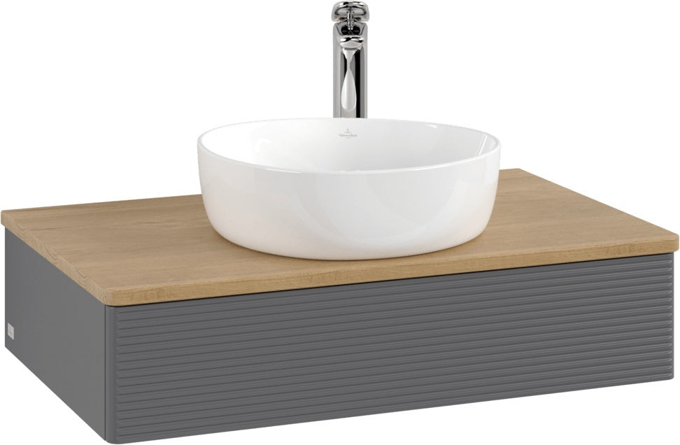 Villeroy & Boch Waschtischunterschrank Antao 800 mm Glossy White Lacquer mit Auszug