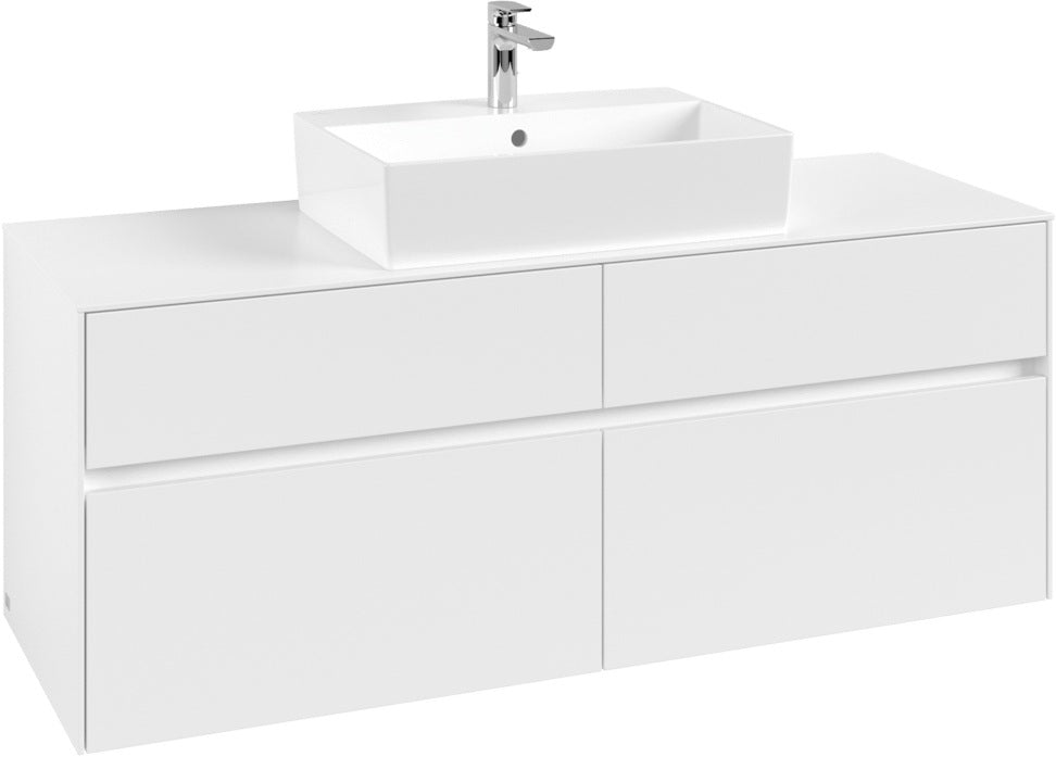 Villeroy & Boch Waschtischunterschrank Collaro C131 1400 mm White Matt mit 4 Auszügen