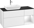Villeroy & Boch Finion Waschtischunterschrank 1200 mm Glossy White mit Beleuchtung und SoftClosing