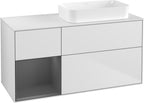 weiß / Mitteldichte Faserplatte (MDF) / G681G K 1200x603x501mm White Matt