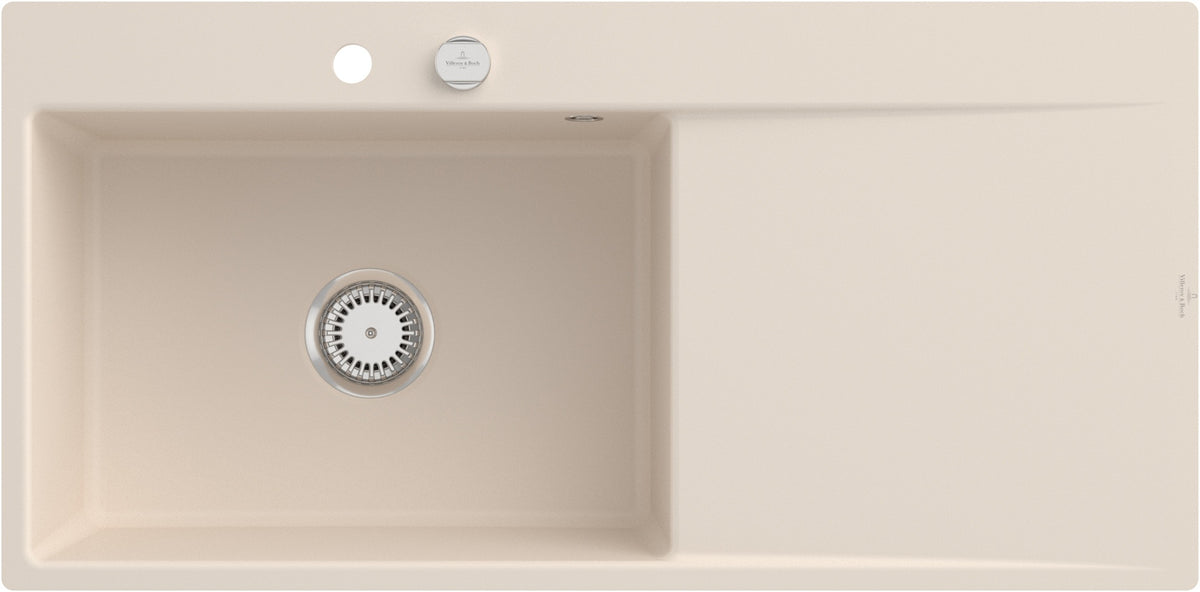 Villeroy & Boch Subway Style 60 Flat Flächenbündige Spüle 980x490mm Weiß Alpin CeramicPlus