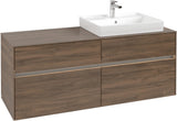 Villeroy & Boch Waschtischunterschrank Collaro C086 B0 1400 mm Arizona Oak mit Beleuchtung und SoftClosing