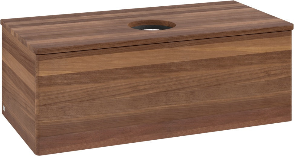 Villeroy & Boch Waschtischunterschrank Antao 1000 mm Warm Walnut mit Auszug und SoftClosing