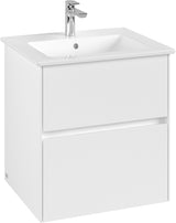 Villeroy & Boch Collaro Waschbeckenunterschrank C14200MS, 561x610x480mm, White Matt, 2 Auszüge