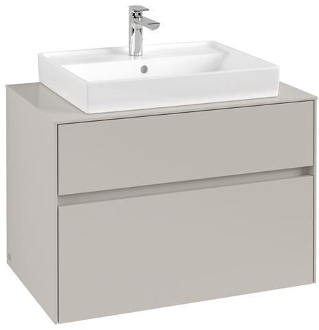Villeroy & Boch Collaro Waschtischunterschrank 800 mm White Wood mit 2 Auszügen