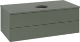 Villeroy & Boch Antao Waschtischunterschrank 1000 mm Leaf Green Matt Lack mit SoftClosing und Push-to-Open
