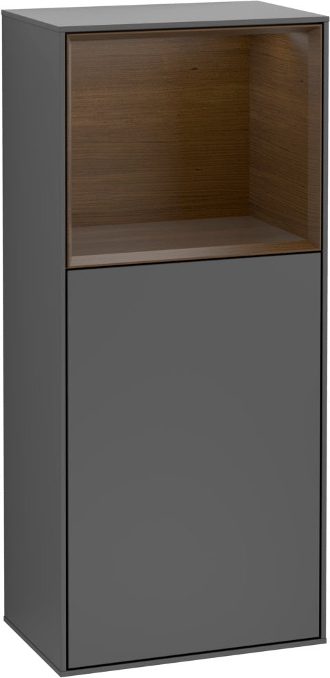 Villeroy & Boch Finion Seitenschrank G510GF, 418 mm, Glossy White Lacquer, mit Beleuchtung