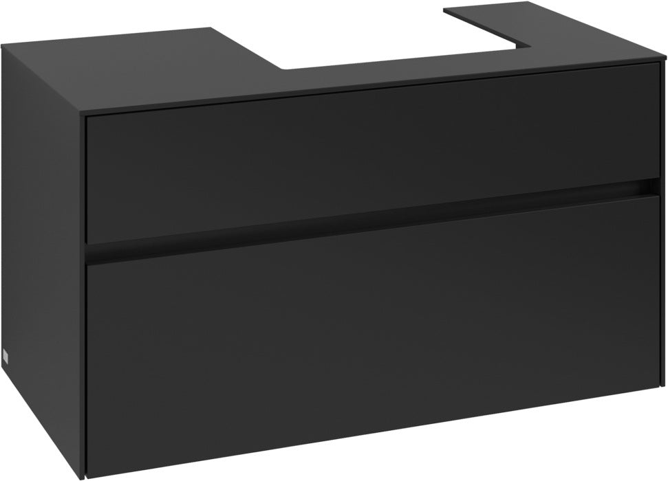 Villeroy & Boch Waschtischunterschrank Collaro C01500 Volcano Black 1000 mm