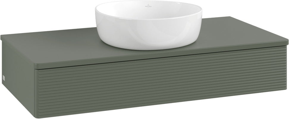Villeroy & Boch Waschtischunterschrank Antao 1000 mm Anthrazit Matt mit Auszugsbeleuchtung