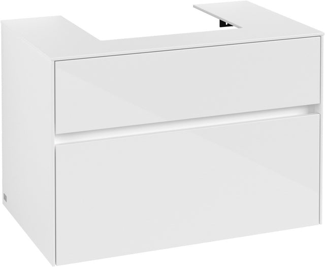 Villeroy & Boch Waschtischunterschrank Collaro C069 Glossy White 800 mm mit SoftClosing
