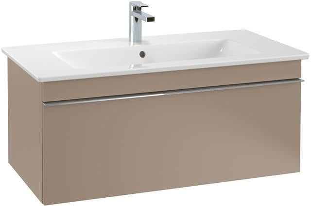 Villeroy & Boch Venticello Waschbeckenunterschrank 953 mm Glossy White – Wandhängend mit Auszug