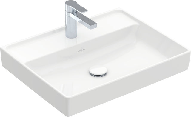 Villeroy & Boch Wandwaschbecken Collaro 600x470 mm Rechteck Weiß Alpin