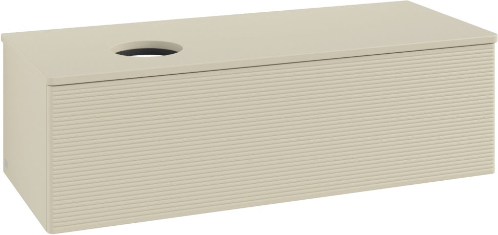 Villeroy & Boch Waschtischunterschrank Antao L33110 1200 mm Anthrazit Matt Lack mit LED-Beleuchtung