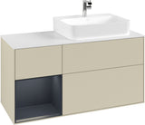 Villeroy & Boch Finion Waschbeckenunterschrank 1200 mm Glossy White Lacquer mit Beleuchtung