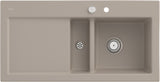 Villeroy & Boch Einbauspüle Subway 60 Ivory CeramicPlus – 1000 mm Keramik mit Abtropffläche