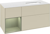 Villeroy & Boch Finion Waschtischunterschrank 1200 mm Glossy White mit Beleuchtung