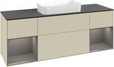 Villeroy & Boch Finion Waschbeckenunterschrank 1600 mm Glossy White Lacquer mit Beleuchtung