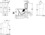 Villeroy & Boch O.novo Spülkasten 5760G1, 385x165x360 mm, Weiß Alpin, Keramik, Zwei-Mengen-Spülung