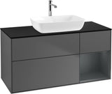 Villeroy & Boch Finion Waschbeckenunterschrank 1200 mm Glossy White Lacquer mit Beleuchtung