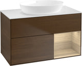 Villeroy & Boch Finion Waschtischunterschrank FA21GFGF 1000 mm Glossy White Lacquer