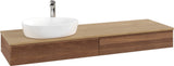 Villeroy & Boch Antao Waschtischunterschrank 1600 mm grau mit 2 Auszügen und Push-Open