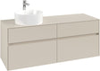 Villeroy & Boch Waschbeckenunterschrank Collaro C046 1400 mm Cashmere Grey mit 4 Auszügen