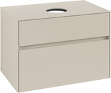 Villeroy & Boch Waschtischunterschrank Collaro C037 B0 800 mm Cashmere Grey mit Beleuchtung
