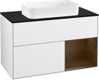 weiß / Mitteldichte Faserplatte (MDF) / F252G N 1000x603x501mm Glossy White
