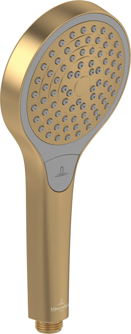 Villeroy & Boch Handbrause Verve Showers 3 Strahlarten Chrom 110 mm rund