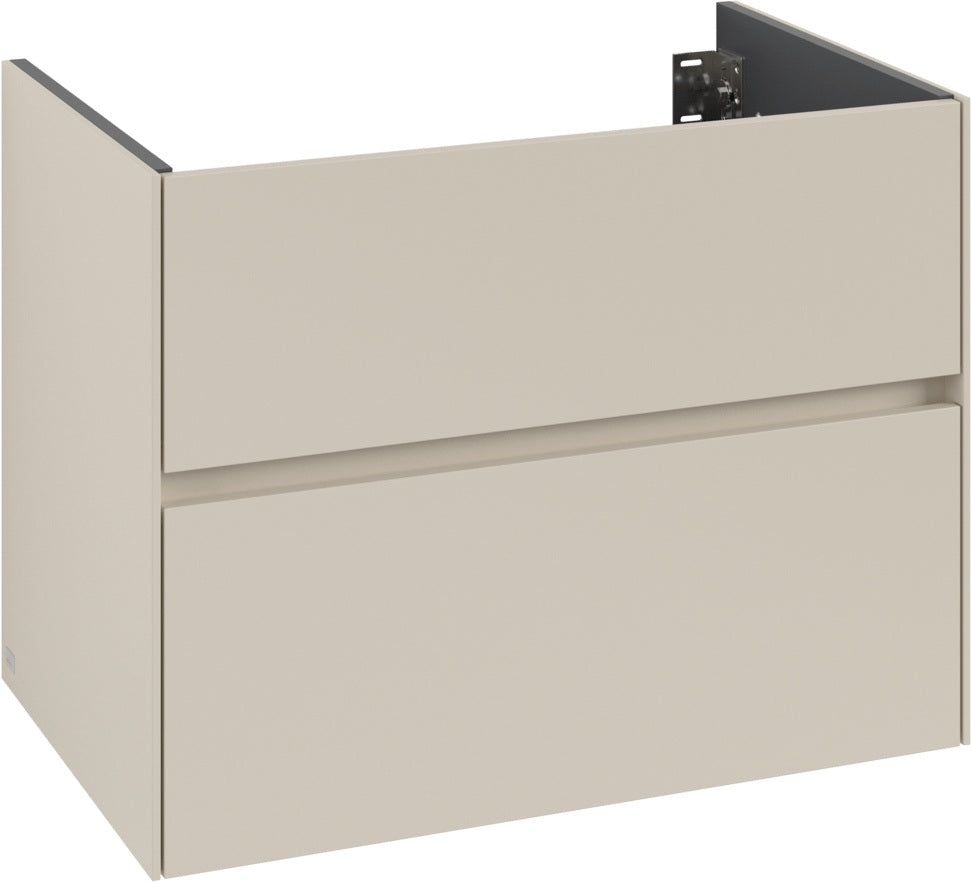 Villeroy & Boch Waschbeckenunterschrank Collaro C13800 White Oak – 796 mm, 2 Auszüge, SoftClosing