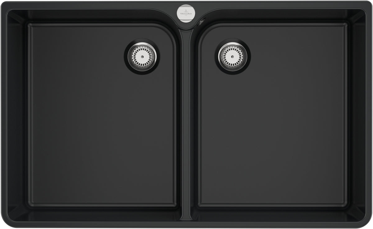 Villeroy & Boch Spülstein Doppelbecken 90 X 900x550mm Crema CeramicPlus