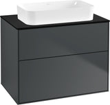 Villeroy & Boch Waschtischunterschrank Finion F6310 800 mm Glossy White Lacquer