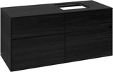 Villeroy & Boch Waschbeckenunterschrank Collaro C130 00 500x548x1200mm Eckig Black Oak