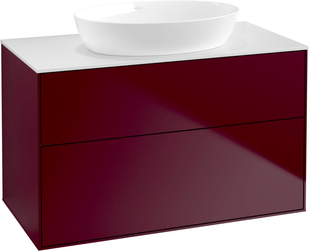 Villeroy & Boch Finion Waschtischunterschrank FA0200 1000 mm Glossy White Lacquer