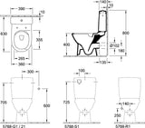Villeroy & Boch Spülkasten O.novo 5788S1 Weiß Alpin 394x147x370 mm Sanitärkeramik