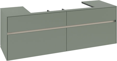Villeroy & Boch Waschtischunterschrank Collaro C031 B0 1600 mm White Oak mit Beleuchtung