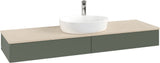 Villeroy & Boch Antao Waschtischunterschrank 1600 mm Leaf Green Matt Lack mit Beleuchtung