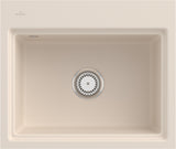 Villeroy & Boch Subway Style 60 S Flat Einbauspüle 600x510mm Ivory CeramicPlus
