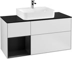 weiß / Mitteldichte Faserplatte (MDF) / F162P D 1200x603x501mm White Matt