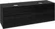 Villeroy & Boch Waschbeckenunterschrank Collaro C052 B0 1600 mm Black Oak mit Beleuchtung und SoftClosing