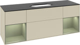 Villeroy & Boch Finion Waschbeckenunterschrank 1600 mm Glossy White Lacquer mit Beleuchtung