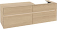 Villeroy & Boch Waschbeckenunterschrank Collaro C023 B0 Nordic Oak 1600 mm mit Beleuchtung