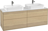 Villeroy & Boch Finion Waschtischunterschrank 1600 mm Glossy White Lacquer, 4 Auszüge