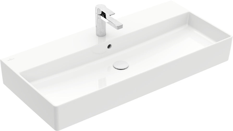 Villeroy & Boch Wandwaschbecken Memento 2.0 1000 mm Rechteck Weiß Alpin