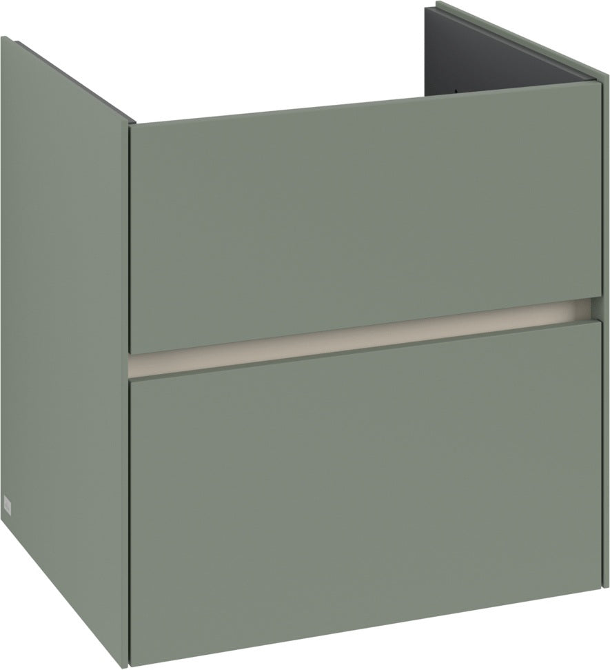 Villeroy & Boch Collaro Waschbeckenunterschrank C143 B0 White Oak 611 mm mit LED-Beleuchtung