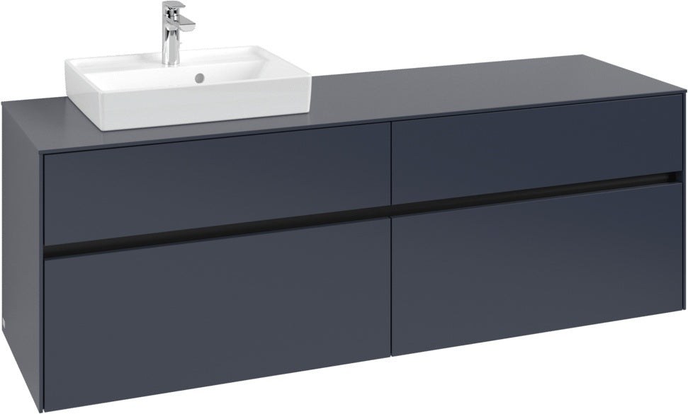 Villeroy & Boch Waschtischunterschrank Collaro C078 B0 1600 mm White Oak mit Beleuchtung und SoftClosing